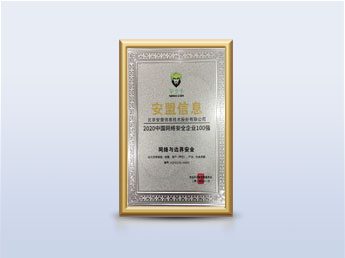 中国网络安全企业100强